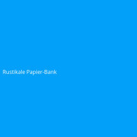 Rustikale Papier-Bank